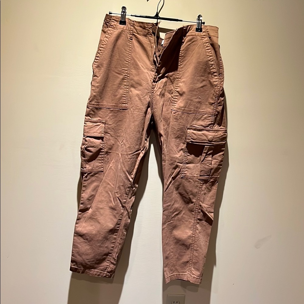 Kensie Tan Cargo Pants  with Utility Design size 10/30